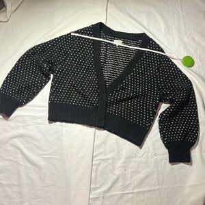3/12 Lou & grey black & white cardigan